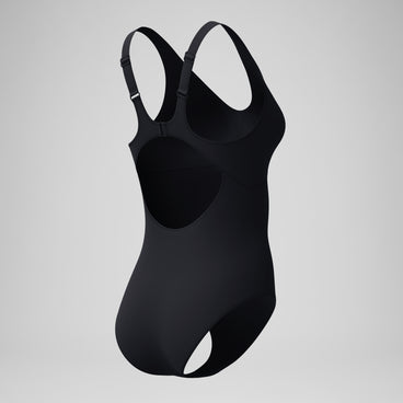 Women's Sculpture Butterfly Back Swimsuit Black