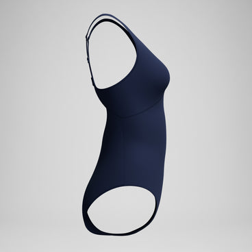 Women's Sculpture Butterfly Back Swimsuit Navy