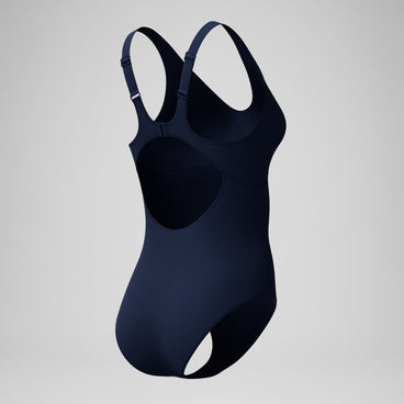 Women's Sculpture Butterfly Back Swimsuit Navy