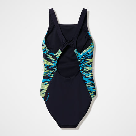 Women's Hyperboom Splice Muscleback One Piece Black/Turquoise