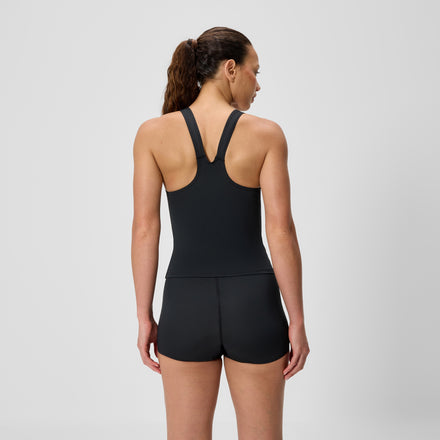 Women's Hyperboom Splice Tankini Set Black/Pink