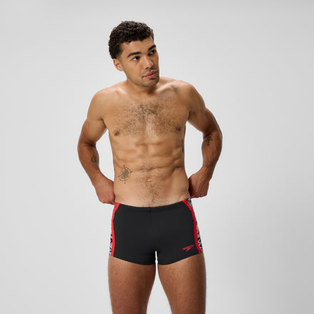 Men's Hyperboom Splice Aquashort Black/Red