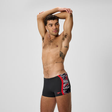 Men's Hyperboom Splice Aquashort Black/Red