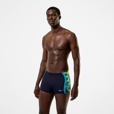 Men's Hyperboom Splice Aquashorts Black/Green