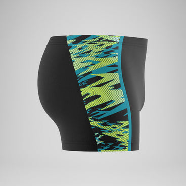 Men's Hyperboom Splice Aquashorts Black/Green