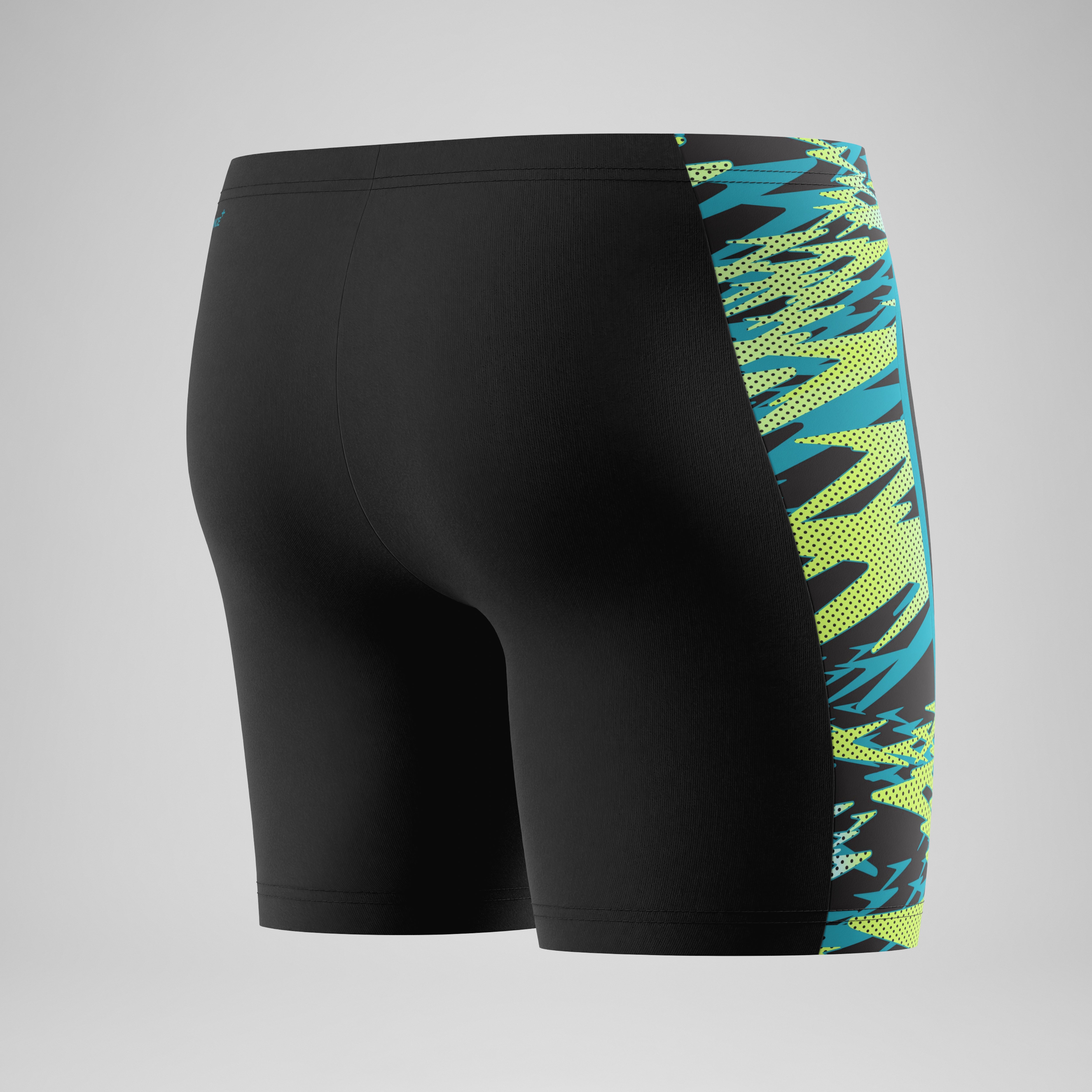 Men's Hyperboom Splice Mid Jammer Navy/Green | Speedo