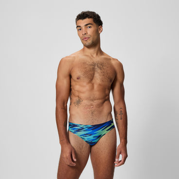 Men's Hyperboom Printed Brief Navy