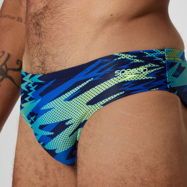 Men's Hyperboom Printed Brief Navy