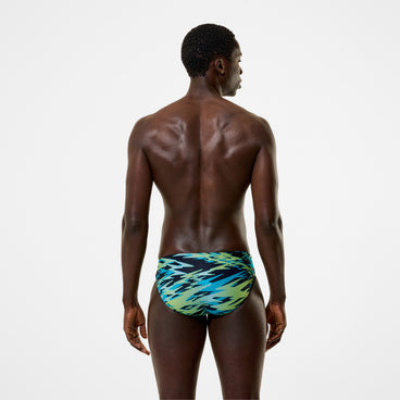 Men's Hyperboom Printed Brief Black/Green