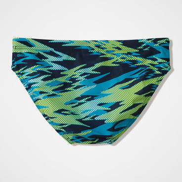 Men's Hyperboom Printed Brief Black/Green