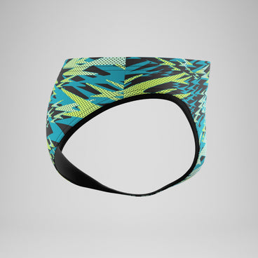Men's Hyperboom Printed Brief Black/Green