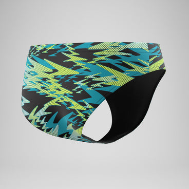 Men's Hyperboom Printed Brief Black/Green