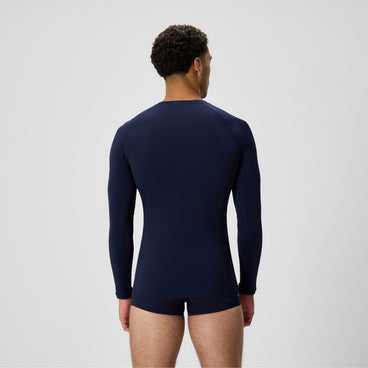 Men's Hyperboom Splice Long Sleeve Rashguard Navy