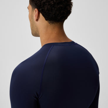 Men's Hyperboom Splice Long Sleeve Rashguard Navy