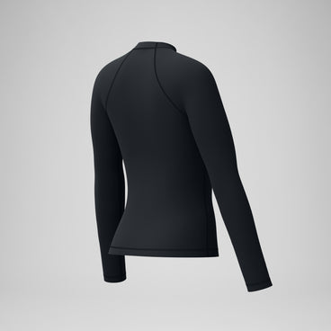 Women's Boom Solid Long Sleeve Rashguard Black