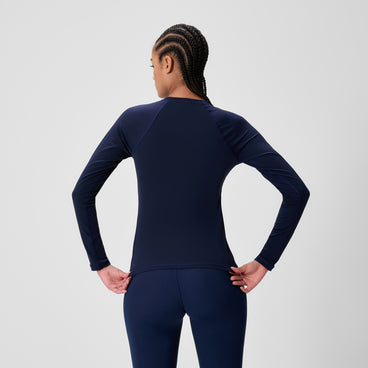 Women's Long Sleeve Boom Rashguard Navy