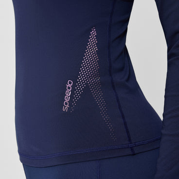 Women's Long Sleeve Boom Rashguard Navy