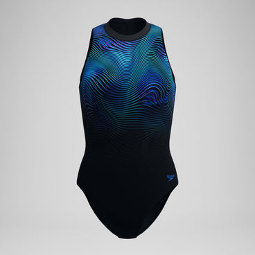 Women's Printed Hydrasuit Blue/Black