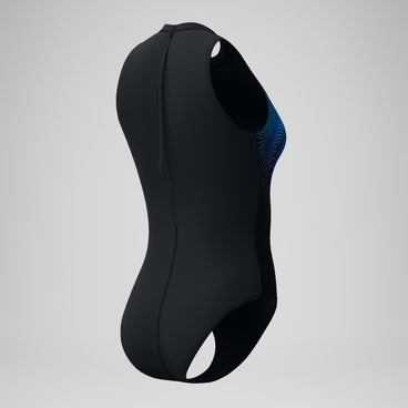 Women's Printed Hydrasuit Blue/Black