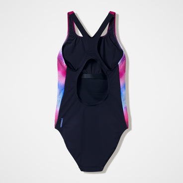 Women's Printed Medalist Swimsuit Black/Pink