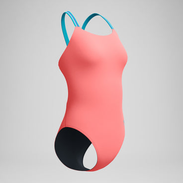 Women's Club Training V-Back Swimsuit Peach