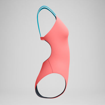 Women's Club Training V-Back Swimsuit Peach