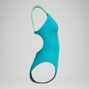 Women's Comfort V-Back Swimsuit Blue