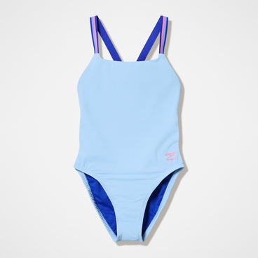 Women's Club Training Comfort V-Back Swimsuit Blue