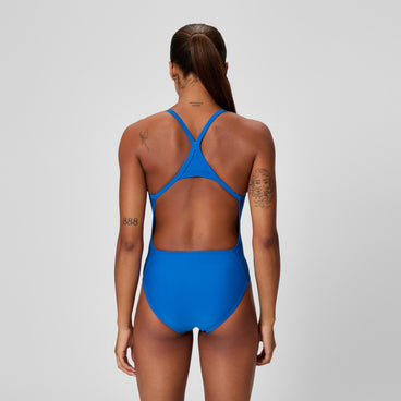 Women's Club Training Turnback Swimsuit Blue