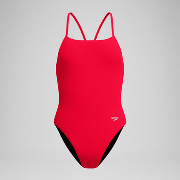 Women's Club Training Turnback Swimsuit Red