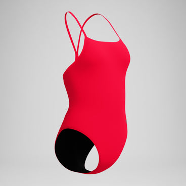 Women's Club Training Turnback Swimsuit Red