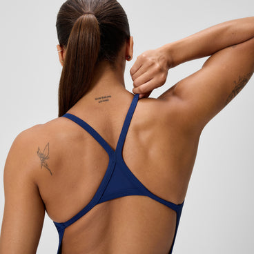 Women's Club Training Turnback Swimsuit Navy