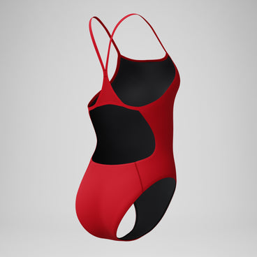 Women's Guard Turnback Swimsuit Red
