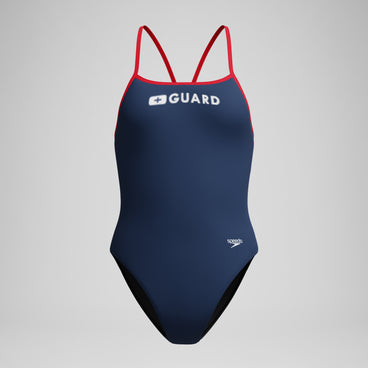Women's Guard Turnback Swimsuit Navy