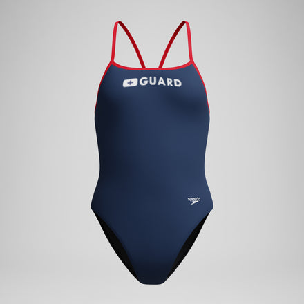 Women's Guard Turnback Swimsuit Navy