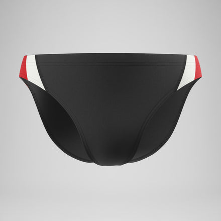 Caleçon boxeur ajusté boxeur ajusté Edge Splice pour hommes, rouge/noir