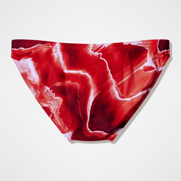 Men's Team Printed Brief Red