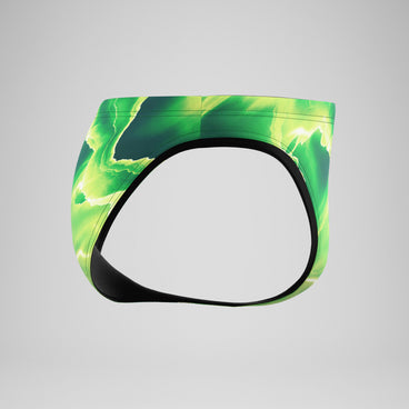 Men's Team Printed Brief Green
