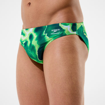 Men's Team Printed Brief Green