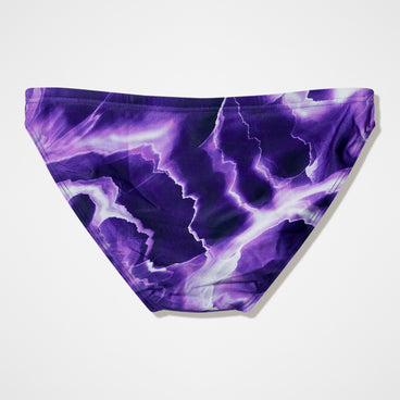 Men's Team Printed Brief Purple