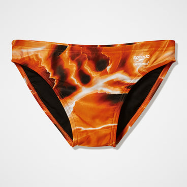 Men's Team Printed Brief Orange