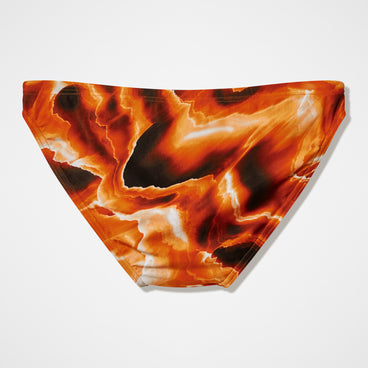 Men's Team Printed Brief Orange