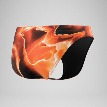 Men's Team Printed Brief Orange