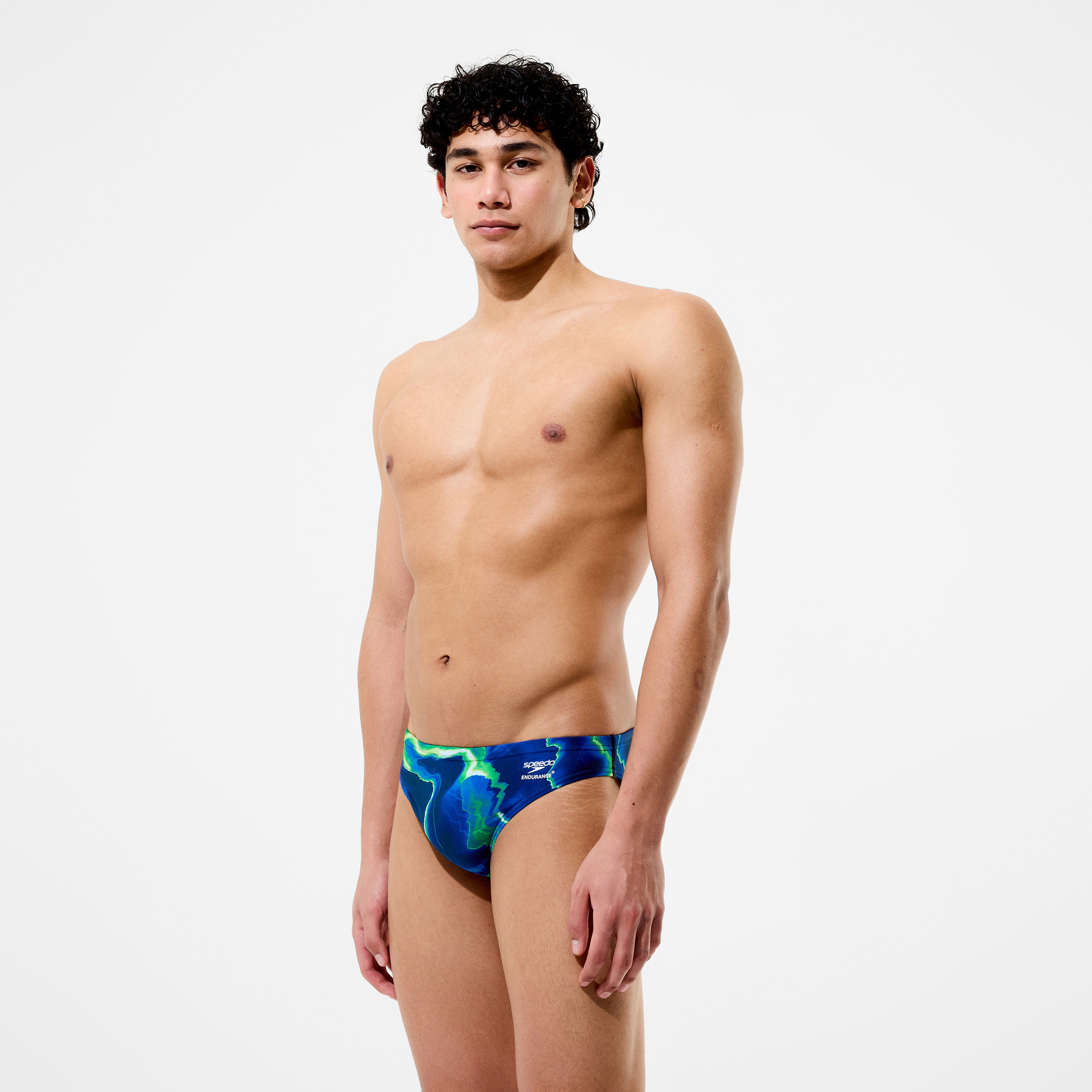 Men's Team Lightning Brief Blue/Green | Speedo
