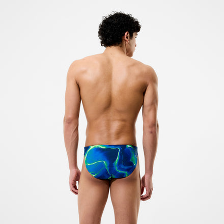 Men's Team Printed Brief Blue/Green