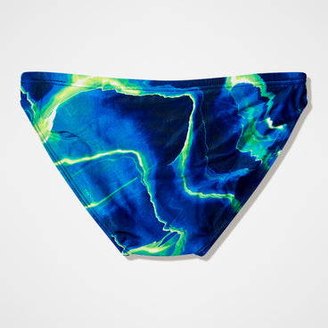 Men's Team Printed Brief Blue/Green