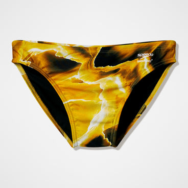 Men's Team Printed Brief Yellow