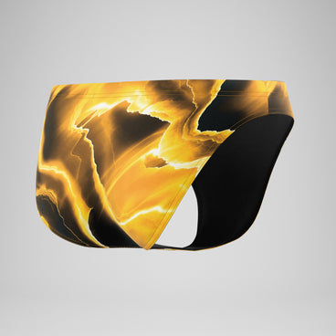Men's Team Printed Brief Yellow
