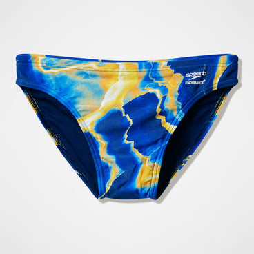 Men's Team Printed Brief Blue/Yellow