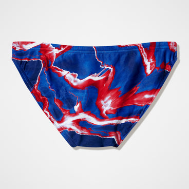 Men's Team Printed Brief Red/White/Blue